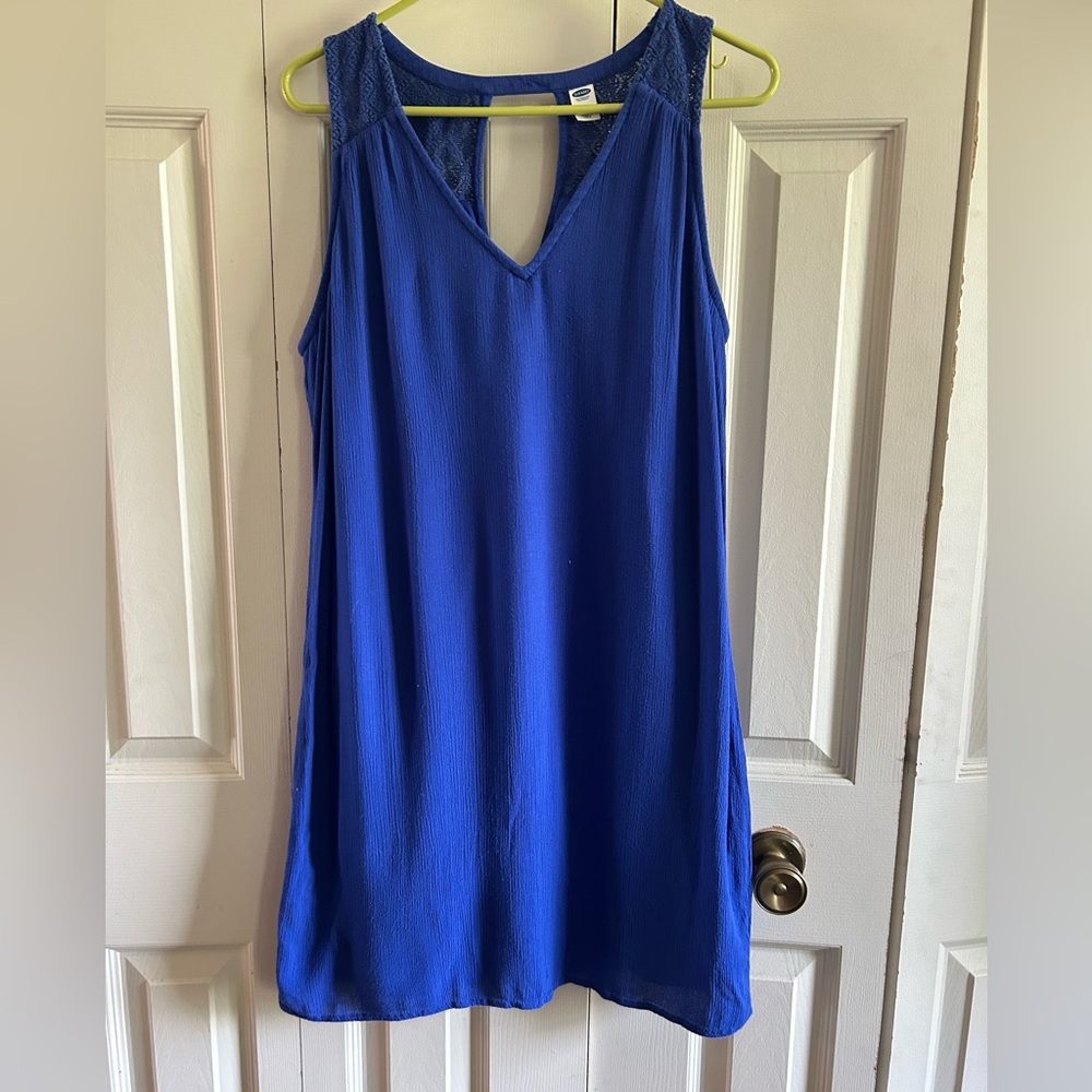 Old Navy Royal Blue dress size medium
